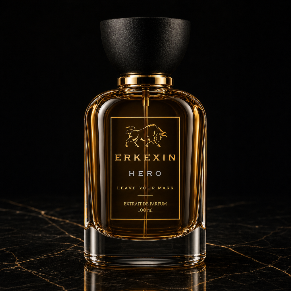 Erkexin Hero Extrait De Parfum 100 ML amber şişe ana ürün görseli